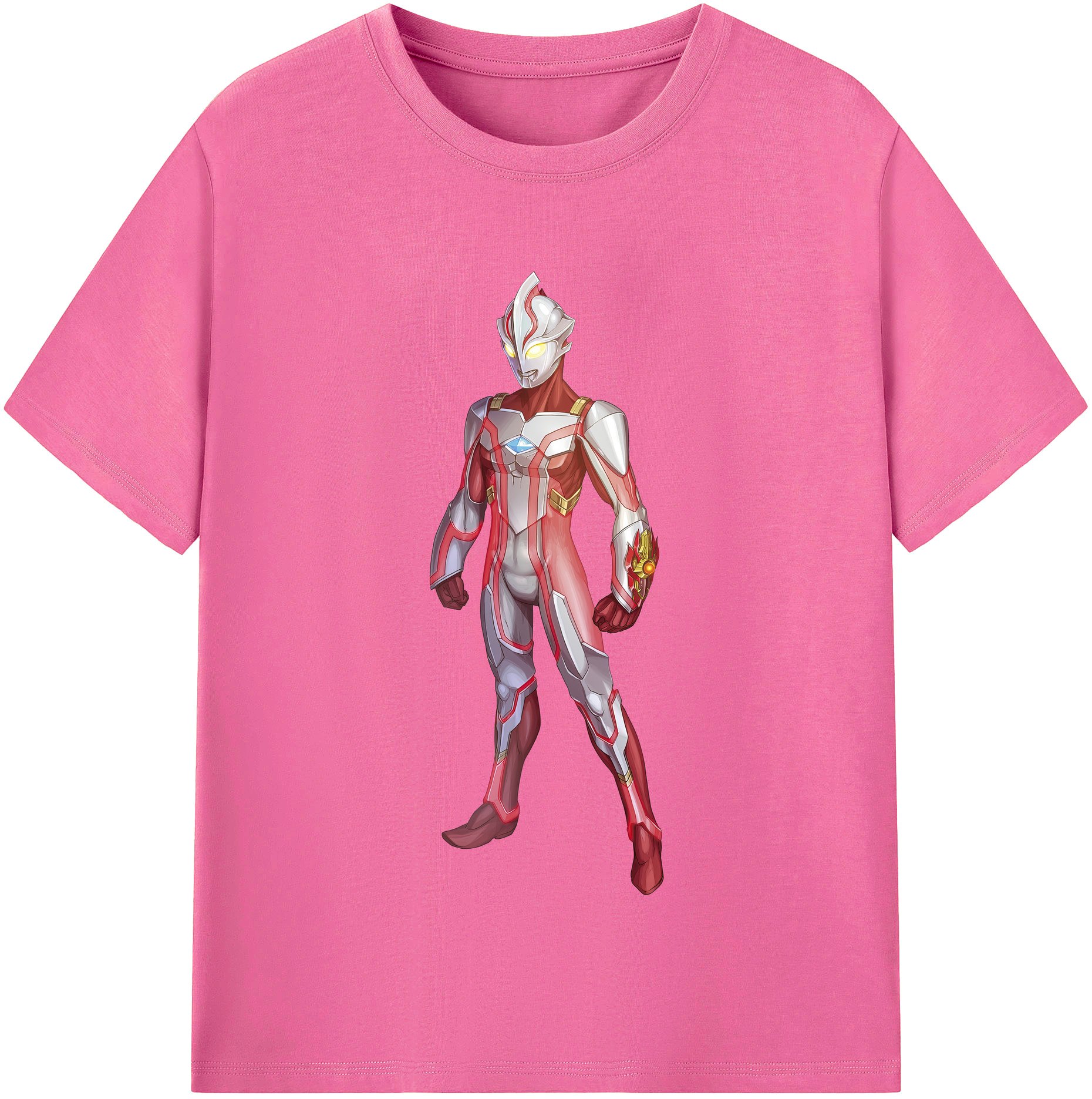 （画像用） ウルトラマン Ultraman レディースカジュアルプリントTシャツ（綿100％）